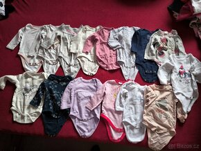 Oblečení pro miminko holčičku, velikost 74, 90ks - 7