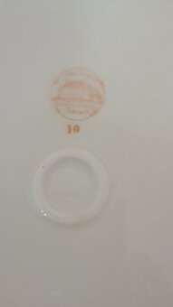 STARÉ SERVÍROVACÍ TALÍŘE různé značky porcelánu - 7