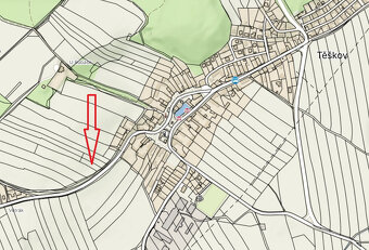 Stavební pozemek, 3km od dálnice D5, Těškov, o.Rokycany - 7