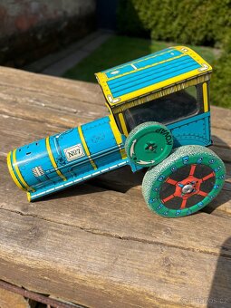 Retro plechový autobus Omnia - 7