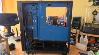 Počítačová skříň Sharkoon DG700-G Modrá - 7