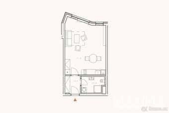 Prodej, byt 1+kk, 40m2, Praha 10, Horní Měcholupy, Boloňská - 7