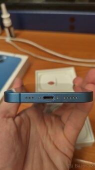 Apple iPhone 13 128GB Blue,100% funkční,bat88%,zár.12mes - 7