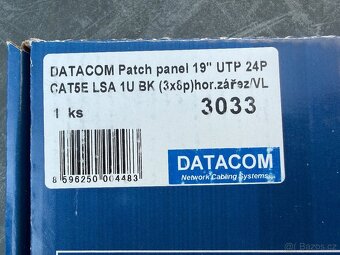 DATACOM Patch panel 19" UTP 24 port CAT5E LSA 1U BK - 7