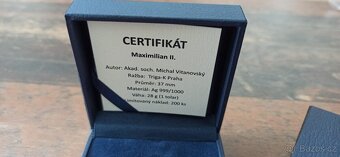 Stříbrný tolar 1574 Maxmilián II. - 7