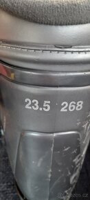 Dětské lyže 95cm, hůlky, helma, brýle, 2x boty - 7