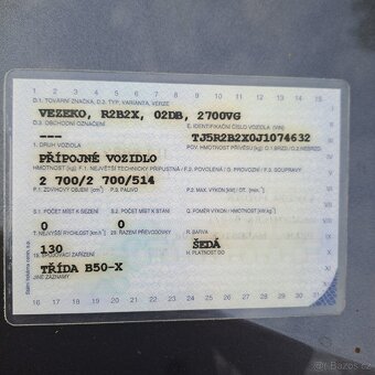 Prodám vezeko 2.7t. Plato - 7