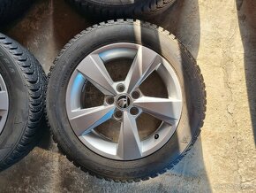 ALU kola+pneu ŠKODA"Deneb"PIRELLI zimni 185/60/R15 6.0J ET - 7