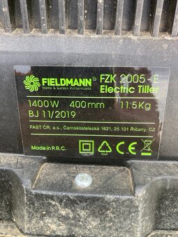Elektrický kultivátor Fieldmann - 7