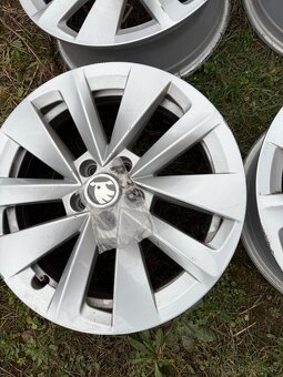 Sada hliníkových kol skoda scala r 16 et 38 657.601.025 AJ - 7