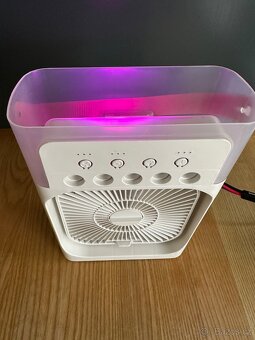 Stolní větrák ventilátor s možností chladivé vodní mlhy NOVÝ - 7