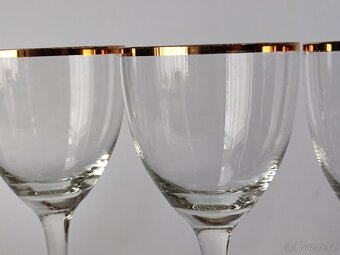 Luxusní sklenice Zlatá Zuzana, legendární, retro, pošta 69.- - 7