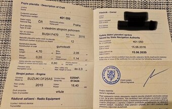 Motorový nafukovací člun včetně vleku - 7