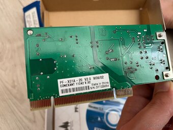 Sběratelská RARITA PINE 56K PCI Modem (Conexant) - 7