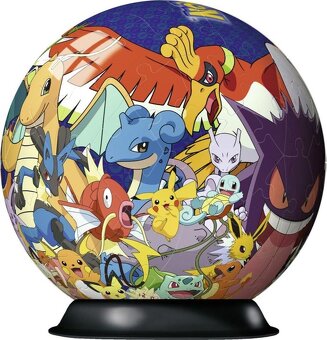 PUZZLE - BALL 3D. POKÉMON. EasyClick 73 dílků. - 7