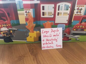 Velká sada lego duplo hasiči + vrtulník - 7