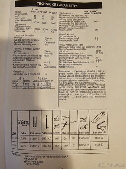 Benzinová pila Partner P4-18XT - 7