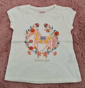 4 dívčí trička C&A, dopodopo girls vel. 122 - 7