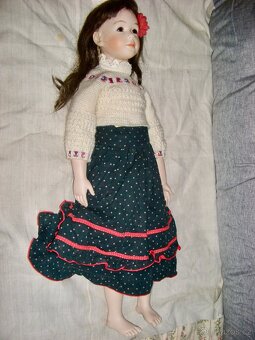 Velká porcelánová panenka 76 cm - 7