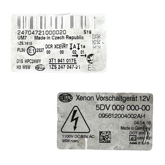 Levý xenon 3T1941017E Škoda Superb 2 r.v. 2009 - 7