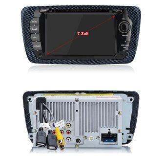 7palcové 2Din autorádio pro Seat Ibiza / Cupra / DVD GPS USB - 7
