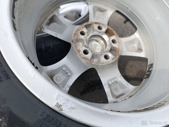 5x100 Škoda Fabia 6Jx15 ET43 č.5J0601025A alu disky - 7
