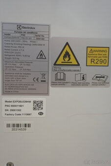 Mobilní klimatizace Electrolux Comfort 600 (EXP26U339HW) - 7
