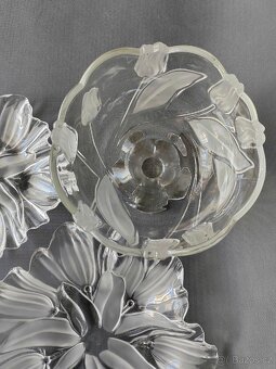 Sada skleněných servirovacich talířů a mísy od Mikasa - 7