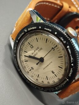 LUXUSNÍ mechanické hodinky ALPINE WORLD - TIME SWISS👍👍👍 - 7