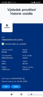 Škoda Rapid 1.6 TDI 85 kW najeto 102 tis km - 7