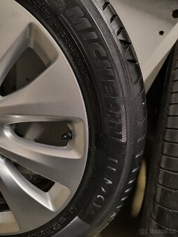 ALU kola Opel Combo 5x108 r17 Originál,Michelin 5m 205/55/17 - 7