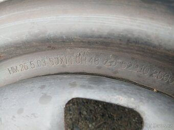 4x100 ocelove disky orig kia hyundai 5Jx14 ET46 - 7