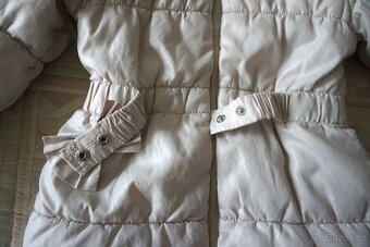Dětská dívčí béžová zimní bunda vel.110 zn.H&M - 7