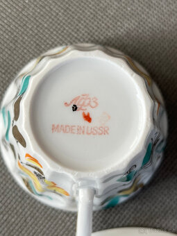 2x šálek s podšálkem Listy 180ml, LFZ Lomonosov - 7