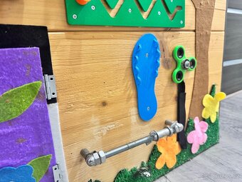 Dřevěná activity board (montessori deska) - 7