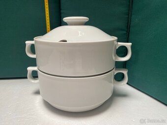 Polévkové mísy 2,6 l – sada 2 ks, 1x s víčkem - 7