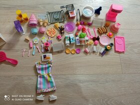 Panenka Barbie, set kuchyňka, potraviny - 7