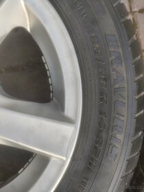Alu kola Dezent R14 komplet, letni pneu 185/60/14 - 7