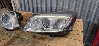Opel Insignia A přední bi-xenon světla, nárazník, kapota - 7