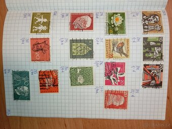 Německé poštovní známky 1951-1972 zošit - 7