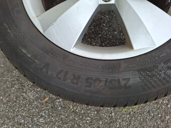 Orig. zimní alu Škoda 5x112 - Continental 215/65 R17 Kodiaq - 7