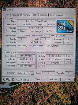 Stolní počítač Win 10 Pro, 6GB RAM, HDD 250GB - 7