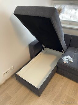 Rozkládací pohovka tvaru L - 7