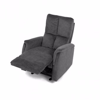 Polohovací křeslo, kojící křeslo šedá, látka, TV-S8449 GREY2 - 7