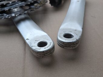 kliky Shimano Deore XT FC-M751 + osa - 7