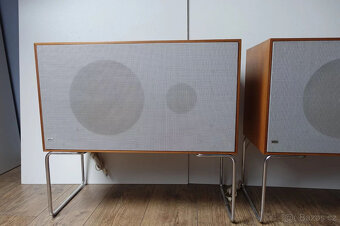 2x Braun L604 se základnou, Dieter Rams 1964, ořech, v dobré - 7