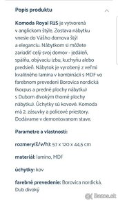 Prodám omodu Royal R2S ako je na foto Popis produktu Komoda - 7