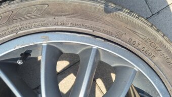 Alu kola VW 17" 5x100 pneu 215/45 r17 4-5mm Golf4 Octa1 A3 - 7