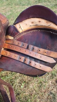 Prodám kožené jezdecké sedlo Passier posedlí 18" - 7