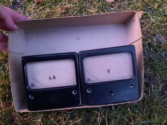 Analog Ampérmetr + Voltmetr - 7